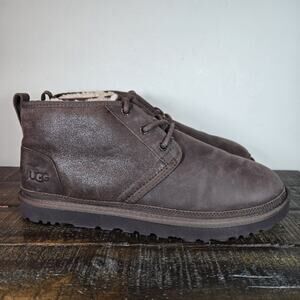 UGG Neumel Chukka Mens Size 12 Boots Shoes Slippers Soft Leather Brown